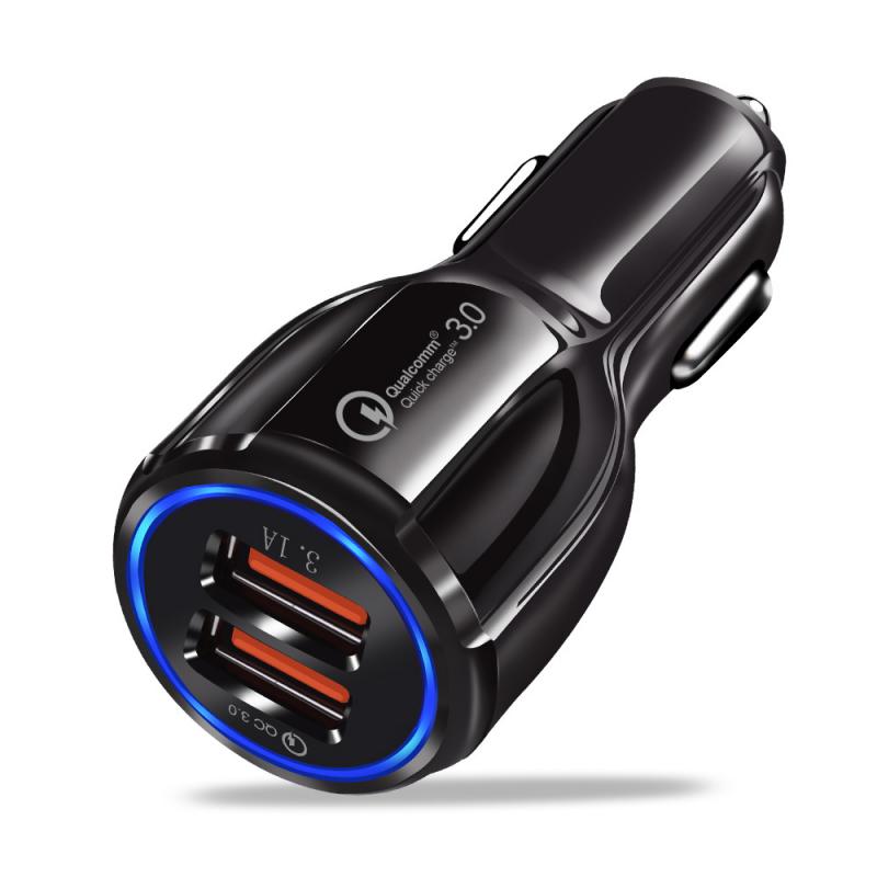 Car Phone Charger With LED Light
