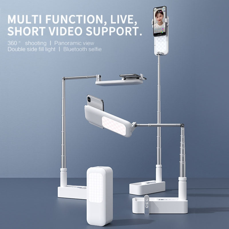Wireless lighting system for live video