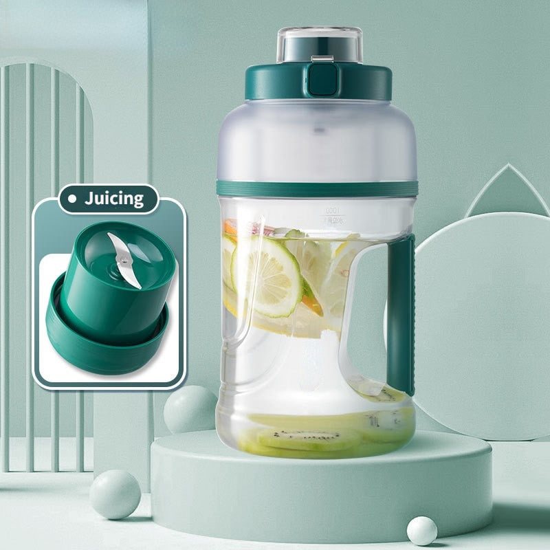 Description: Keep your nutrition goals on track with this easy-to-use juice cup blender. With a sleek design and 2 blades for perfect blending, this portable device will become your go-to for healthy eating on-the-go.