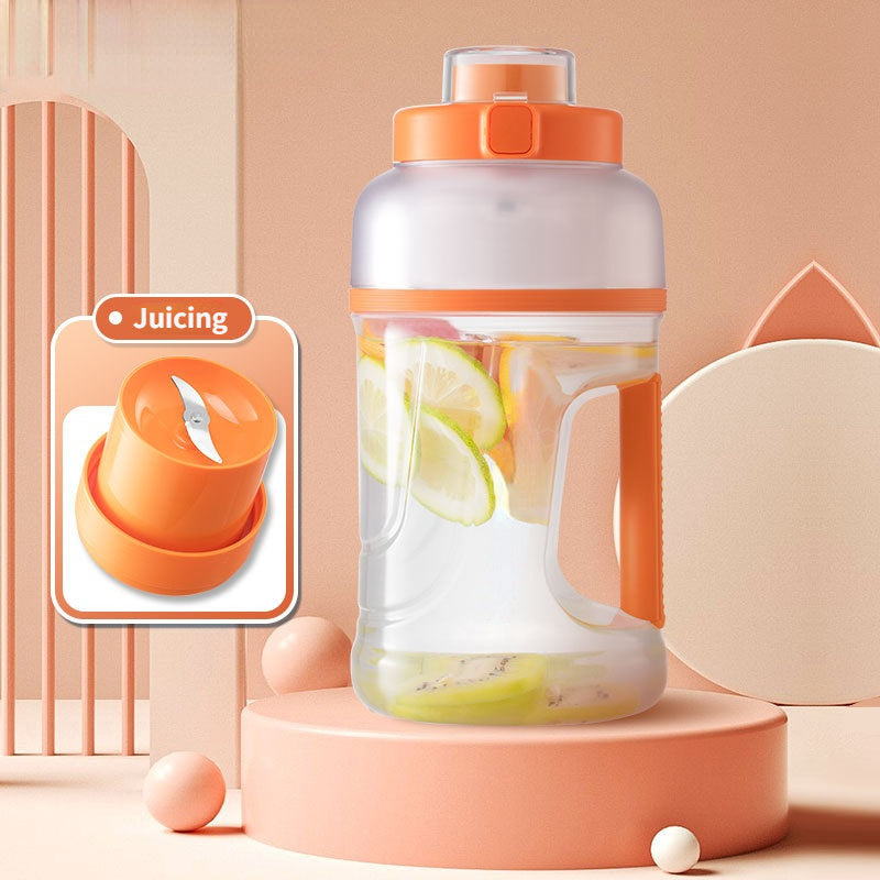 Description: Keep your nutrition goals on track with this easy-to-use juice cup blender. With a sleek design and 2 blades for perfect blending, this portable device will become your go-to for healthy eating on-the-go.